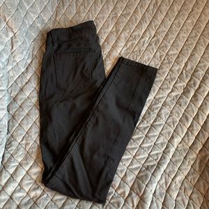 Black skinny jeans with stretch